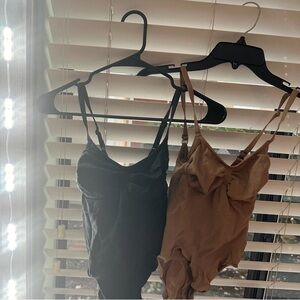 Black & brown skins bodysuits